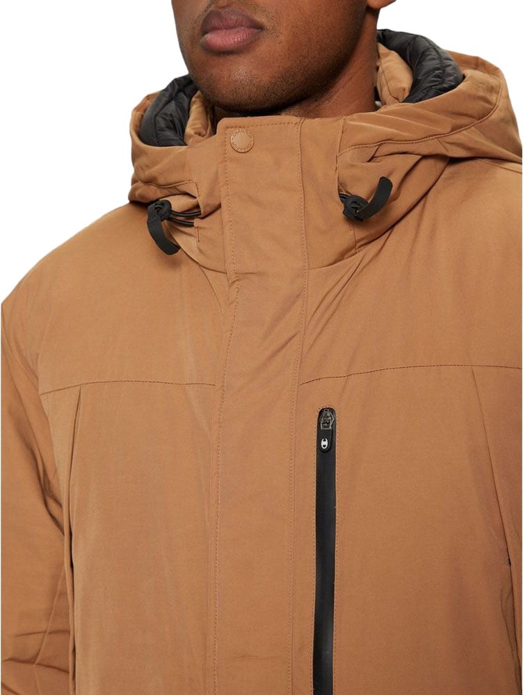 Champion Brown Polyester Parka Bruin