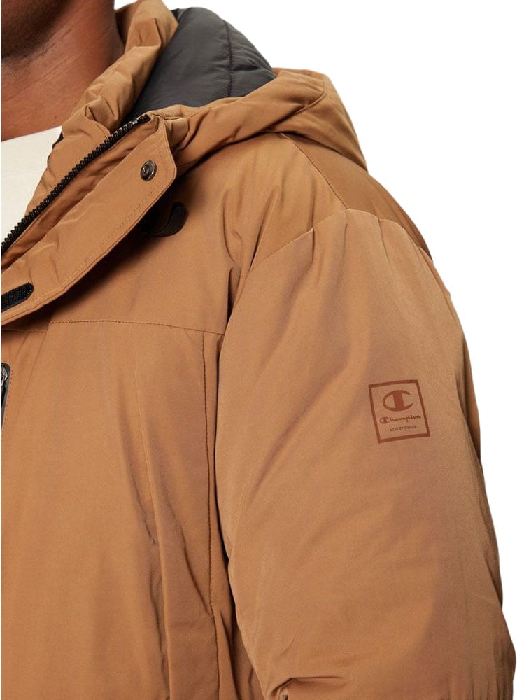 Champion Brown Polyester Parka Bruin