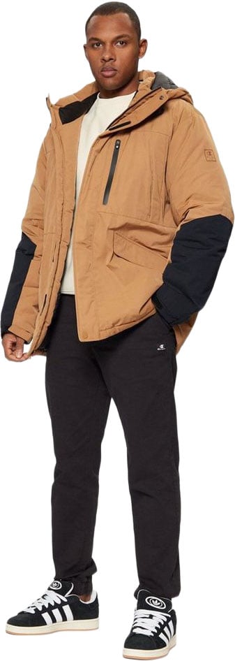 Champion Brown Polyester Parka Bruin