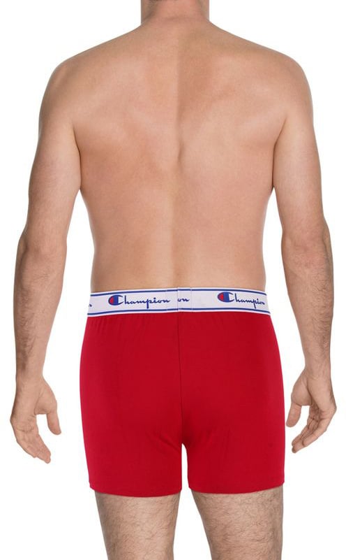 Champion Blue Cotton Boxers Blauw