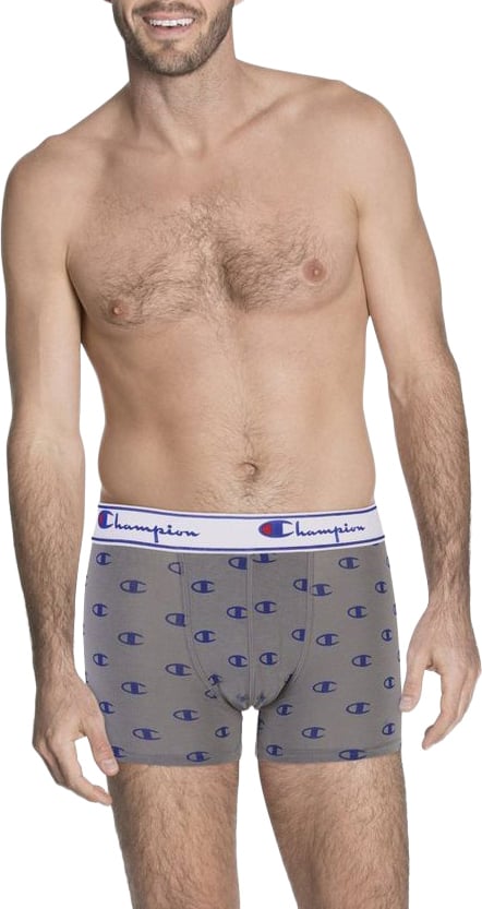 Champion Gray Cotton Boxers Grijs