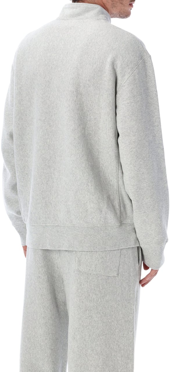 Champion Halfzip Patch Grigio Lichtgrijs