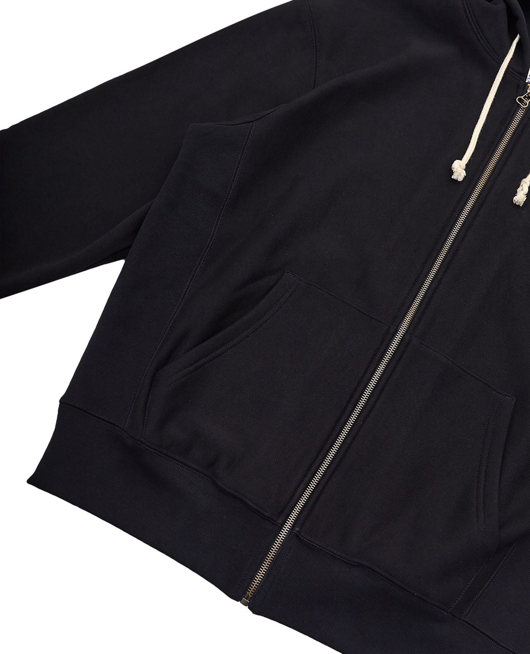 Champion Felpa con Cappuccio Full Zip Nera Zwart