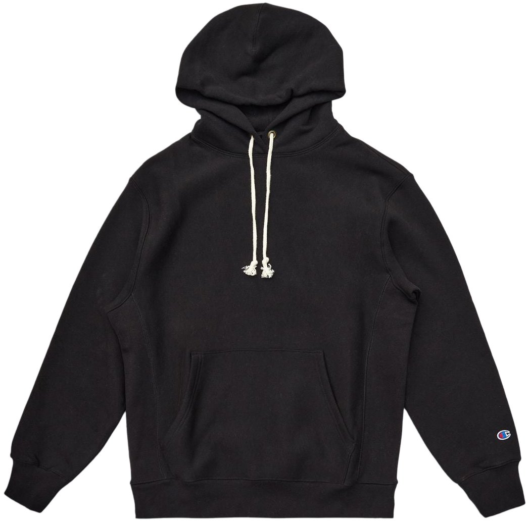 Champion Felpa con Cappuccio Reverse Weave Nera Zwart