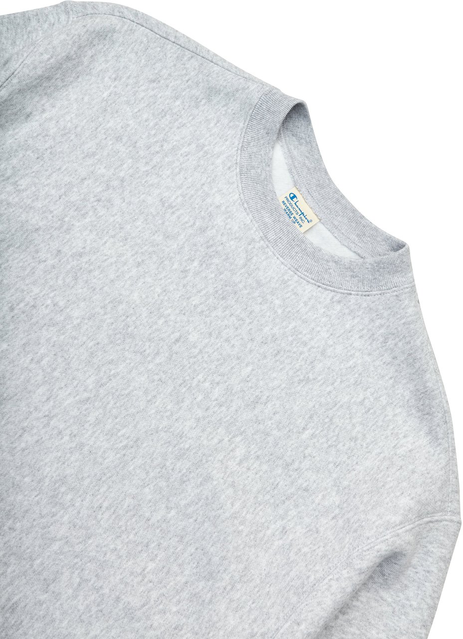 Champion Felpa Girocollo Reverse Weave Grigia Grijs