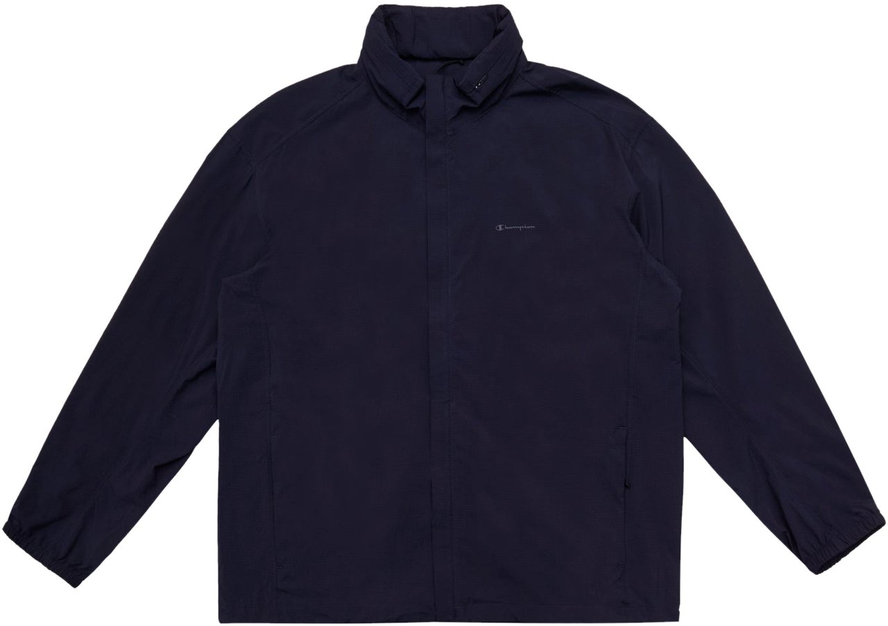 Champion Giacca Black Edition Hooded Ripstop Blu Blauw