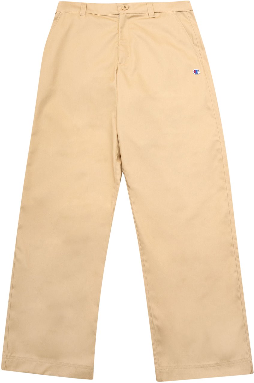 Champion Pantalone Straight Hem Beige Beige