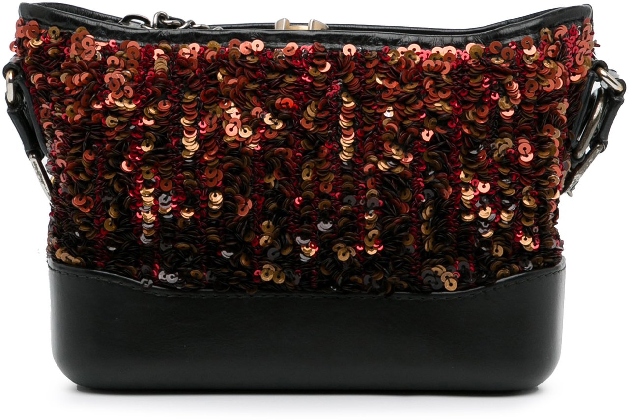 Chanel Small Sequin Gabrielle Crossbody Bruin