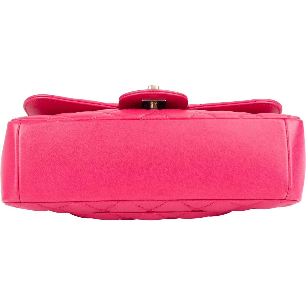 Chanel Chanel Quilted Lambskin Single Flap Crossbody Bag Rood