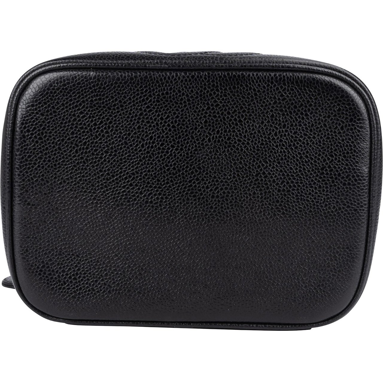 Chanel Chanel Caviar Leather Vanity Case Handbag Zwart