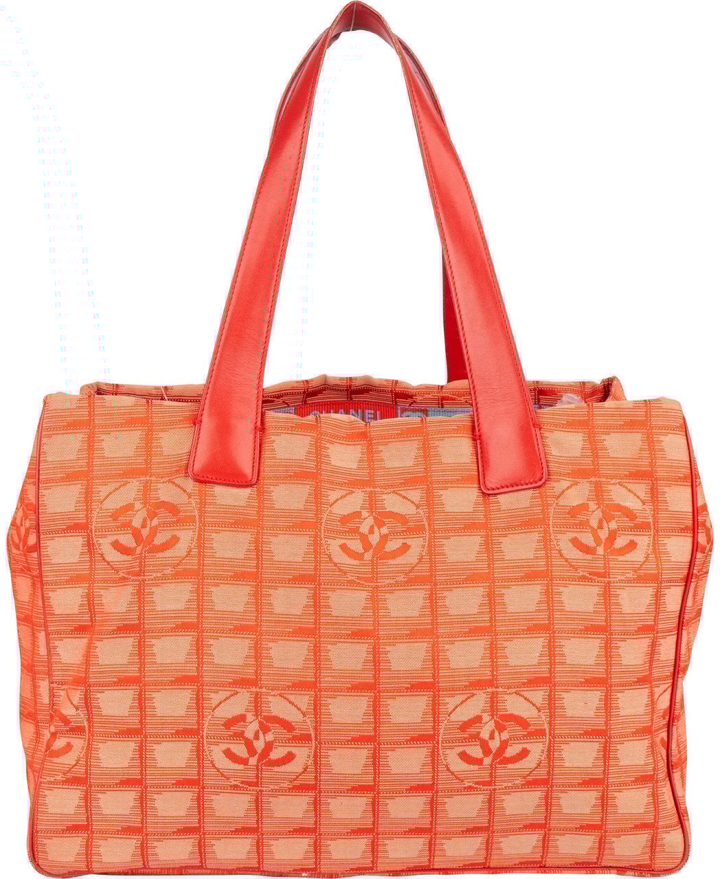Chanel Chanel Travel Line Monogram Handbag Oranje