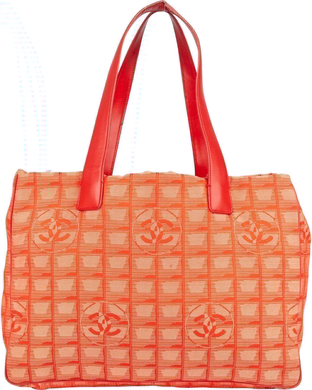 Chanel Chanel Travel Line Monogram Handbag Oranje