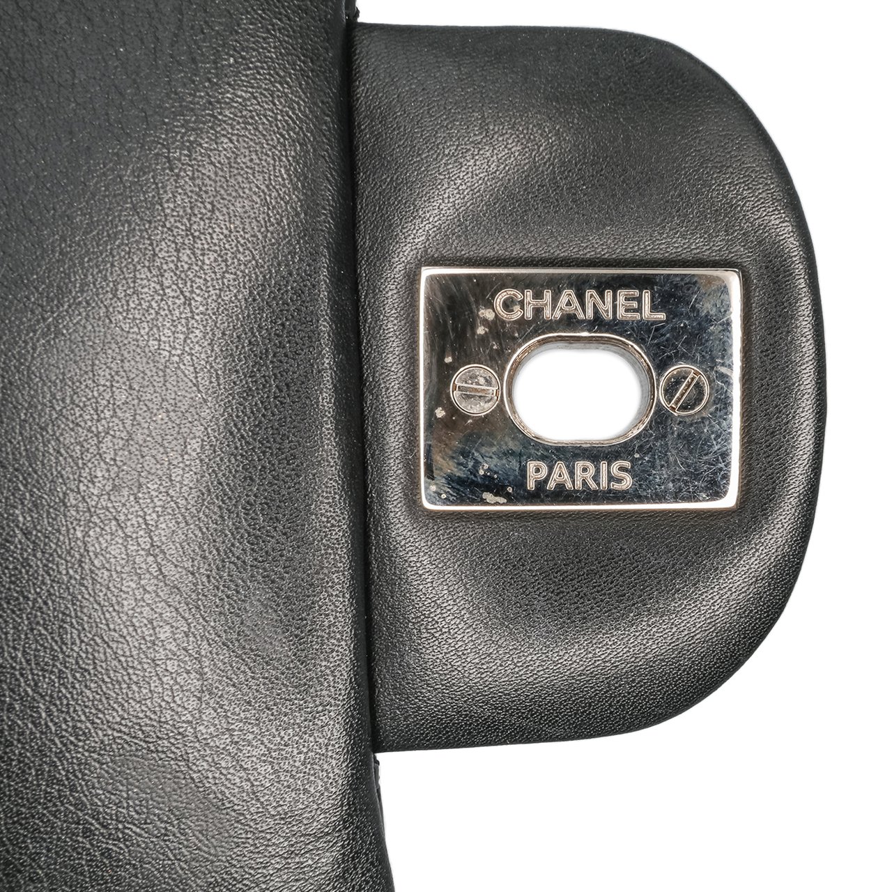 Chanel Mini Square Classic Patent Single Flap Zwart