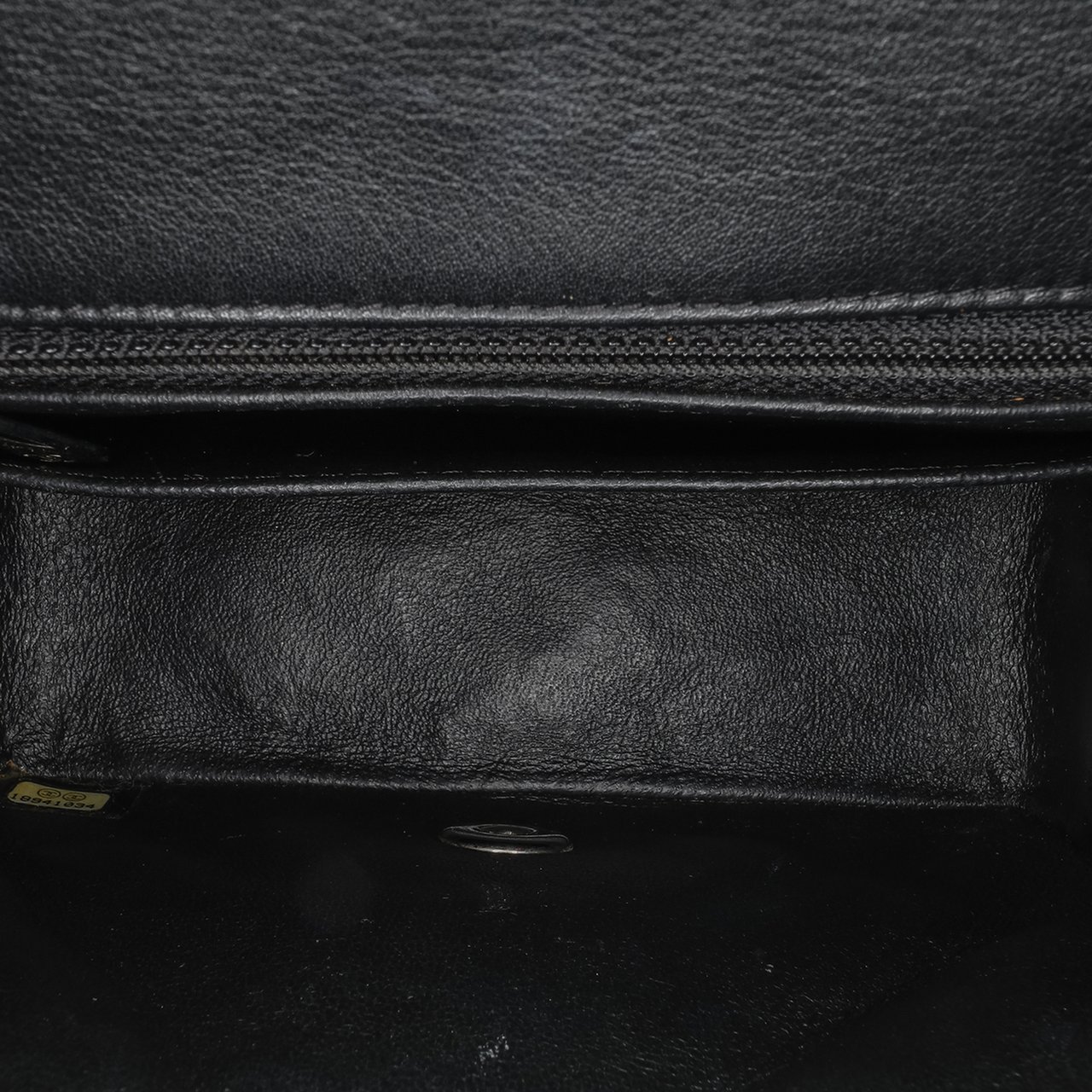 Chanel Mini Square Classic Patent Single Flap Zwart