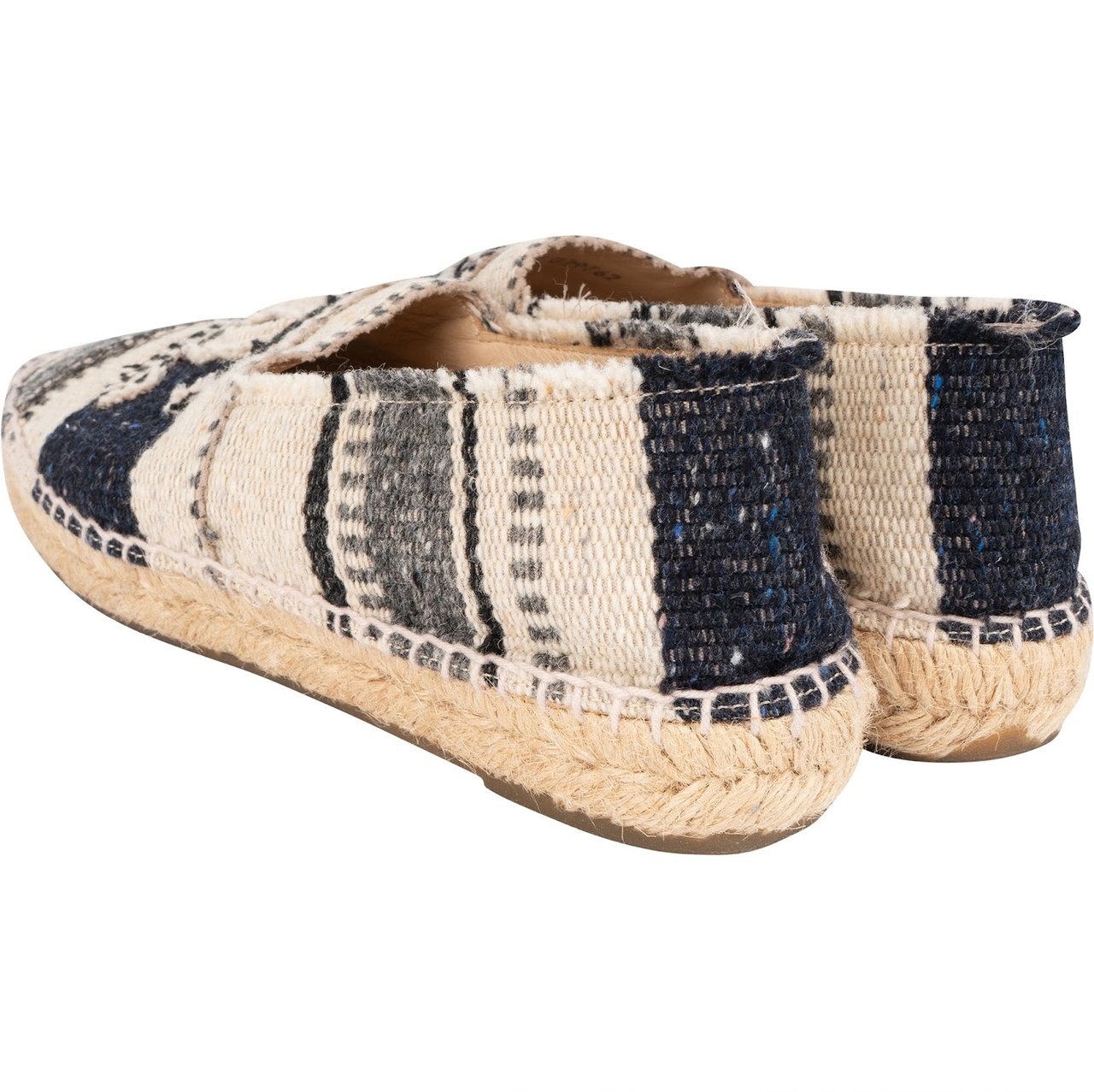 Chanel Chanel Multicolor Tweed Espadrilles Shoes (38) Blauw