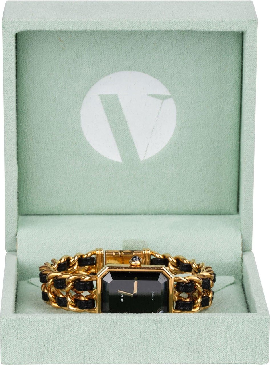 Chanel Chanel Gold Tone Première (M)  H0001 Women Watch Goud