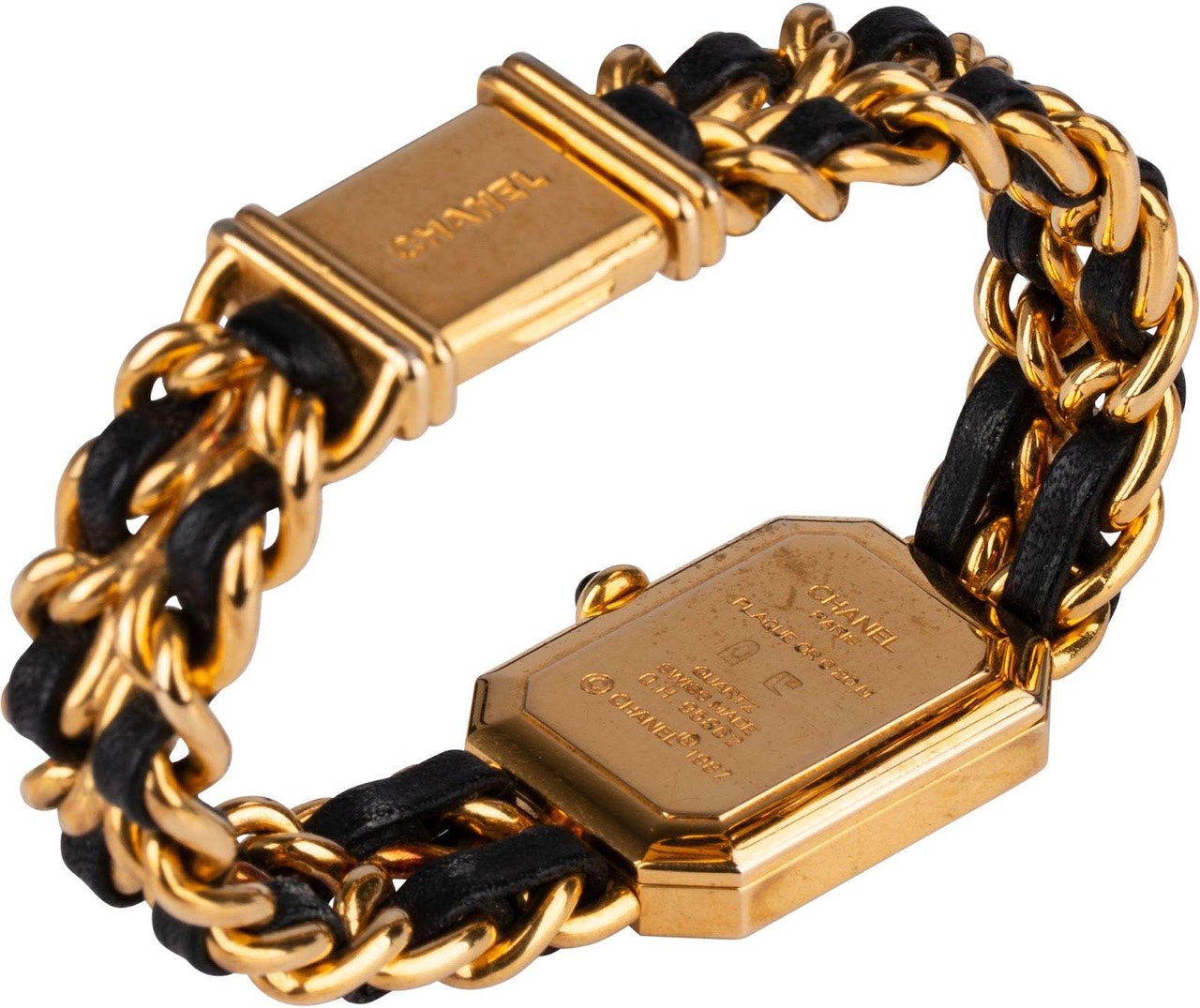 Chanel Chanel Gold Tone Première (M)  H0001 Women Watch Goud