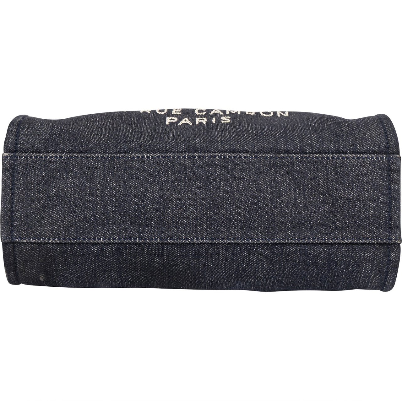 Chanel Chanel Denim Deauville Tote Shoulder Bag Blauw