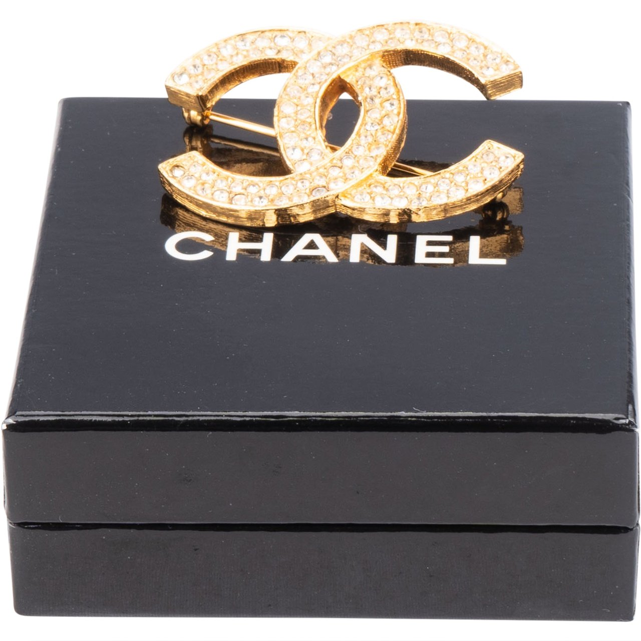 Chanel Chanel Crystal CC Coco Brooch Divers