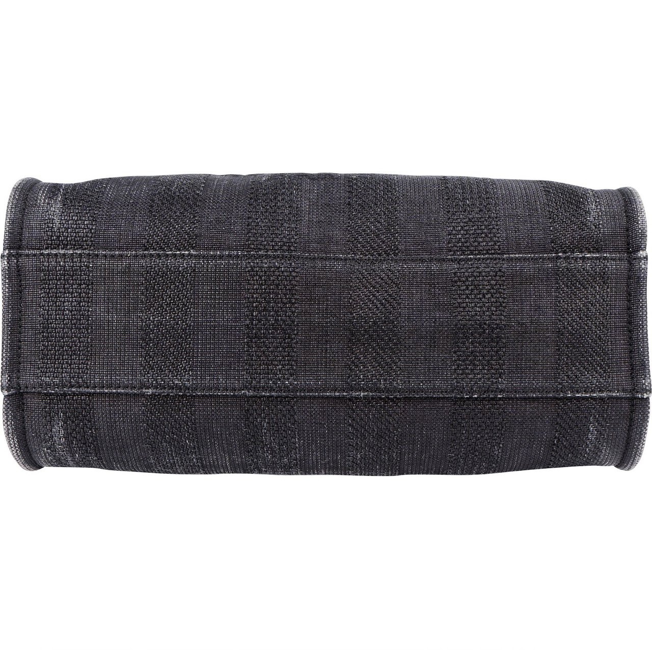 Chanel Chanel Bleu Tweed Deauville Tote Shoulder Bag Zwart