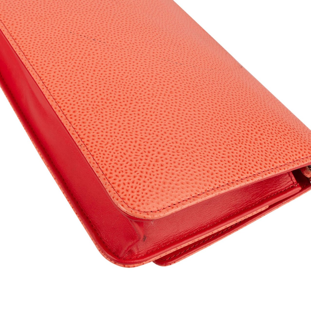 Chanel Chanel Coral Caviar Leather Wallet on Chain CC Crossbody Bag Divers