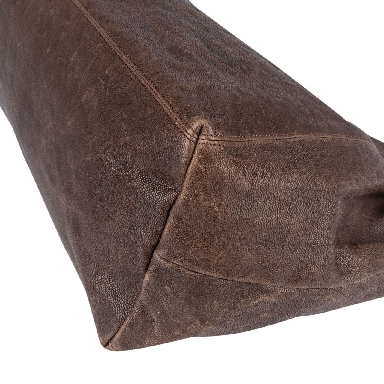 Chanel Chanel Aged Calfskin Modern Chain CC Tote Shoulder Bag Bruin