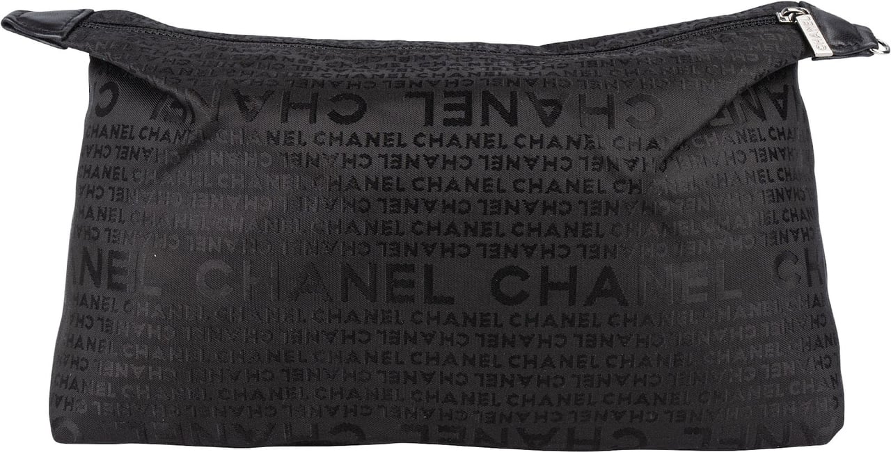 Chanel Chanel Monogram Nylon New Travel Line Bag Pouch Zwart