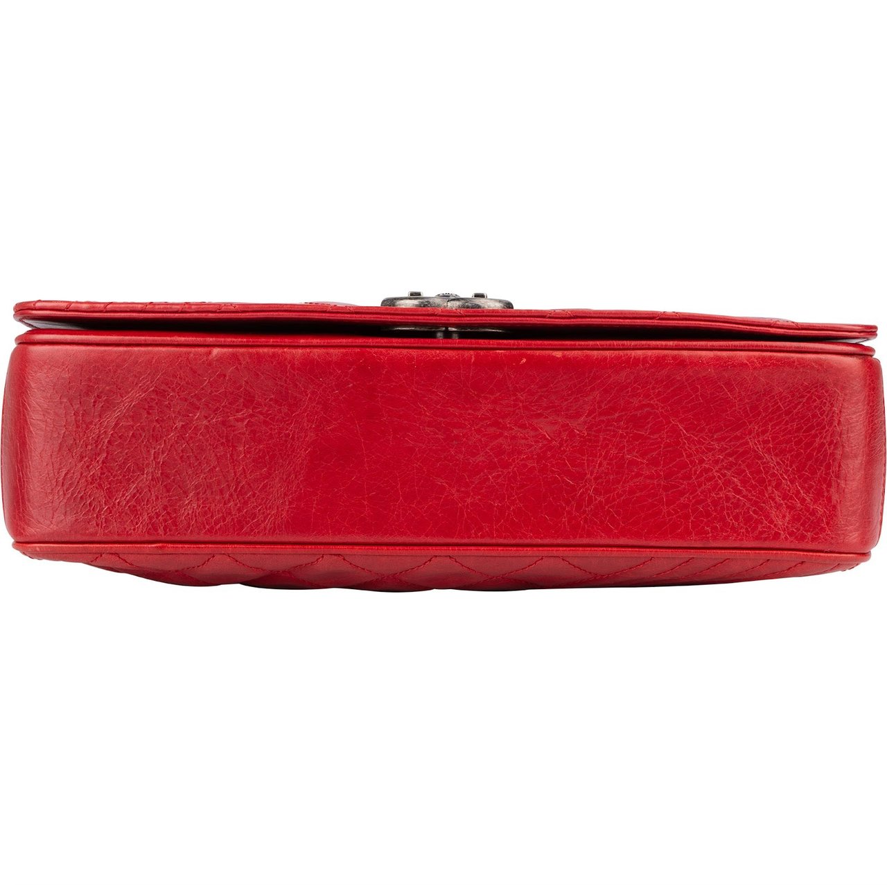 Chanel Quilted Medium Antique Boy Single Flap Crossbody Bag Rood