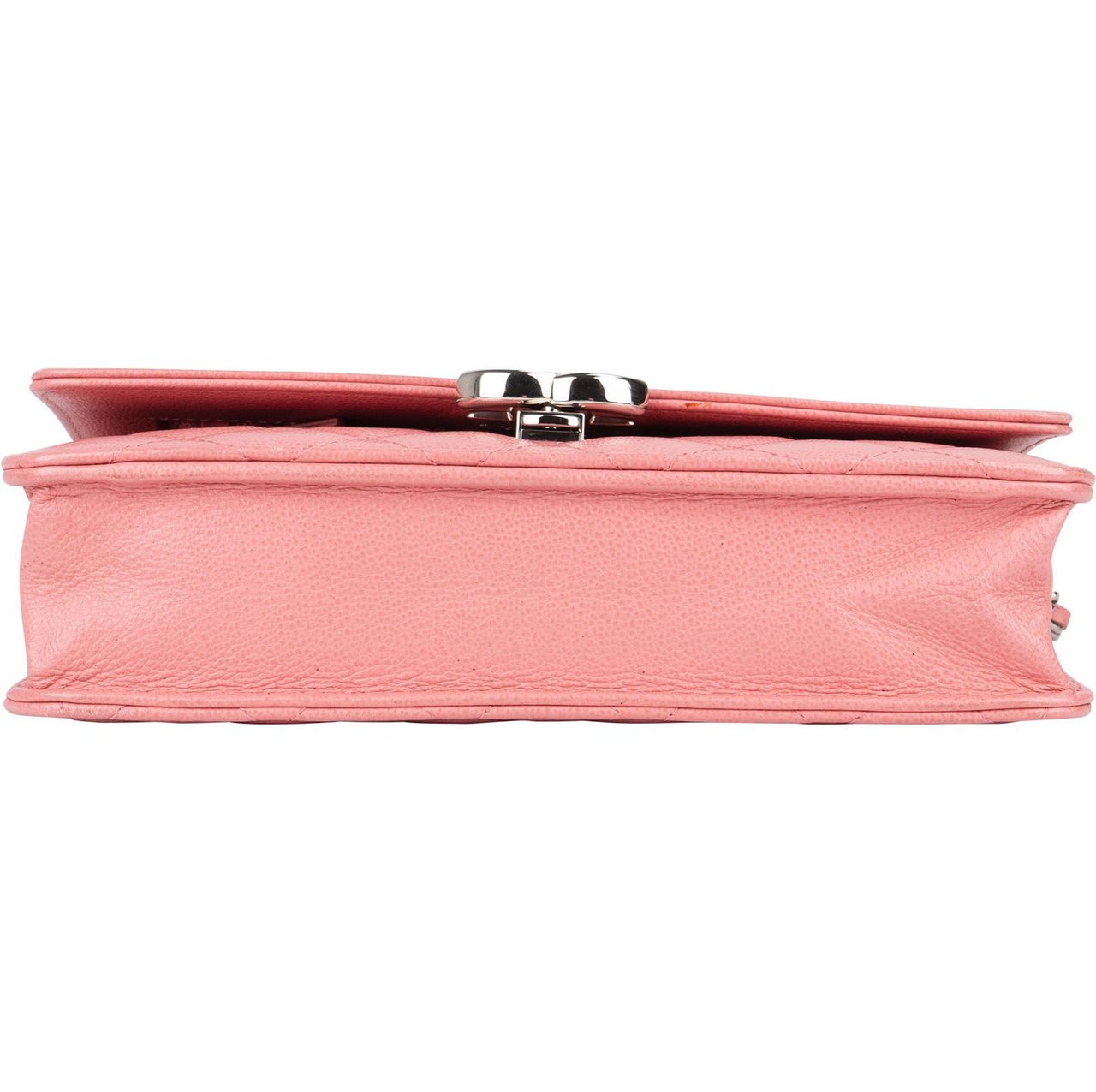 Chanel Chanel Quilted Caviar Leather Wallet On Chain Crossbody Bag Rood