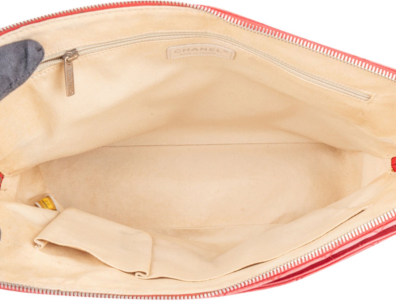 Chanel Chanel Rouge Quilted Lambskin CC Shoulder Bag Rood