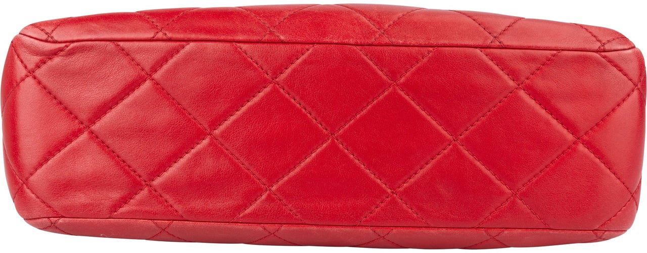 Chanel Chanel Rouge Quilted Lambskin CC Shoulder Bag Rood