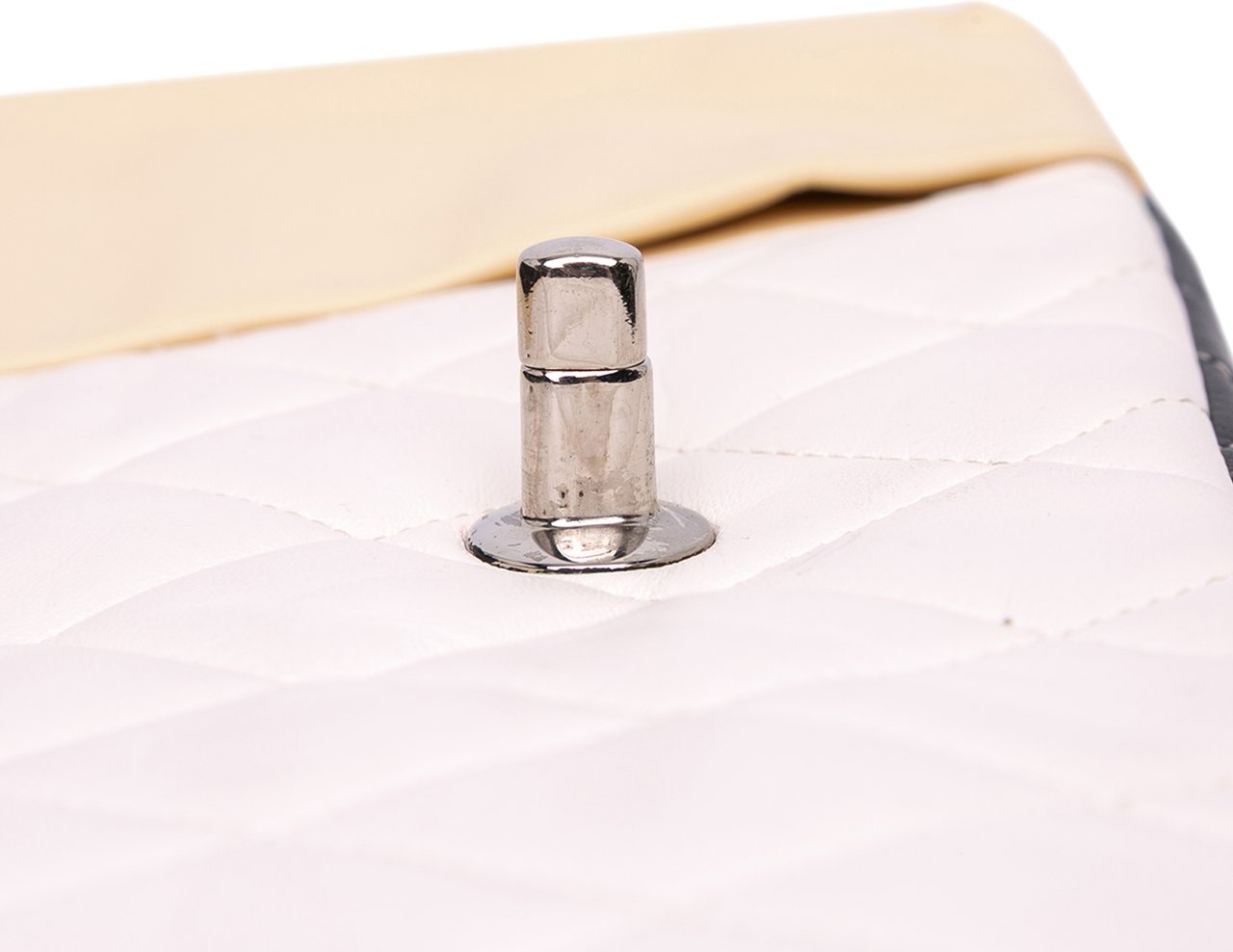 Chanel Jumbo Classic Tricolor Lambskin Colorblock Double Flap Bruin