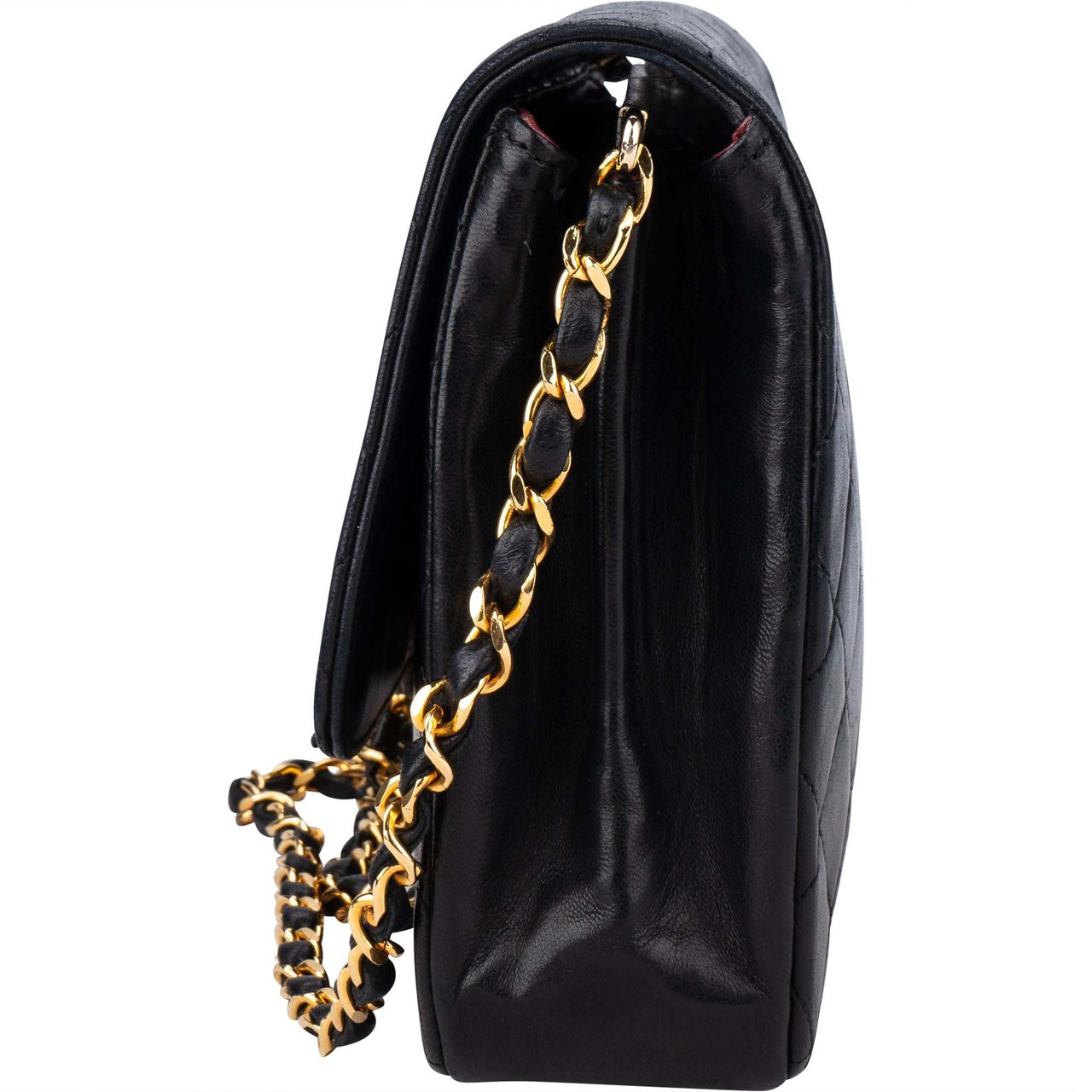 Chanel Chanel Quilted Lambskin 24k Gold Single Flap Crossbody Bag Divers