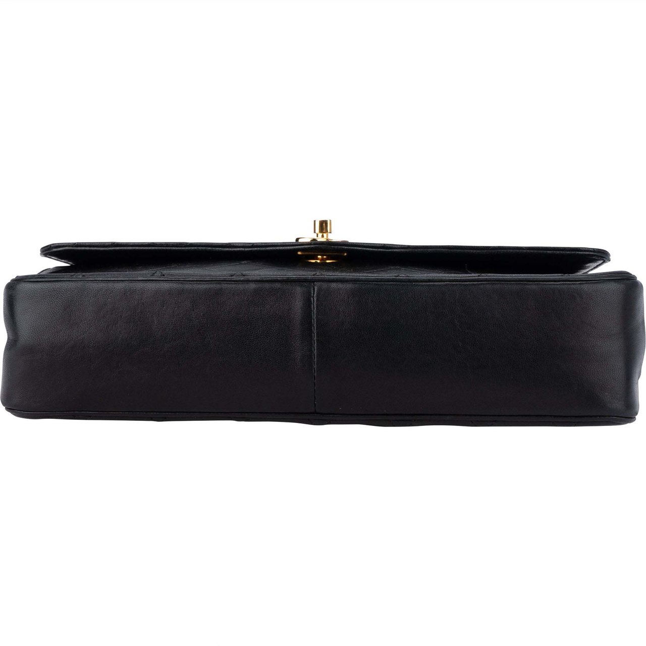 Chanel Chanel Quilted Lambskin 24K Gold Single Flap Shoulder Bag Divers