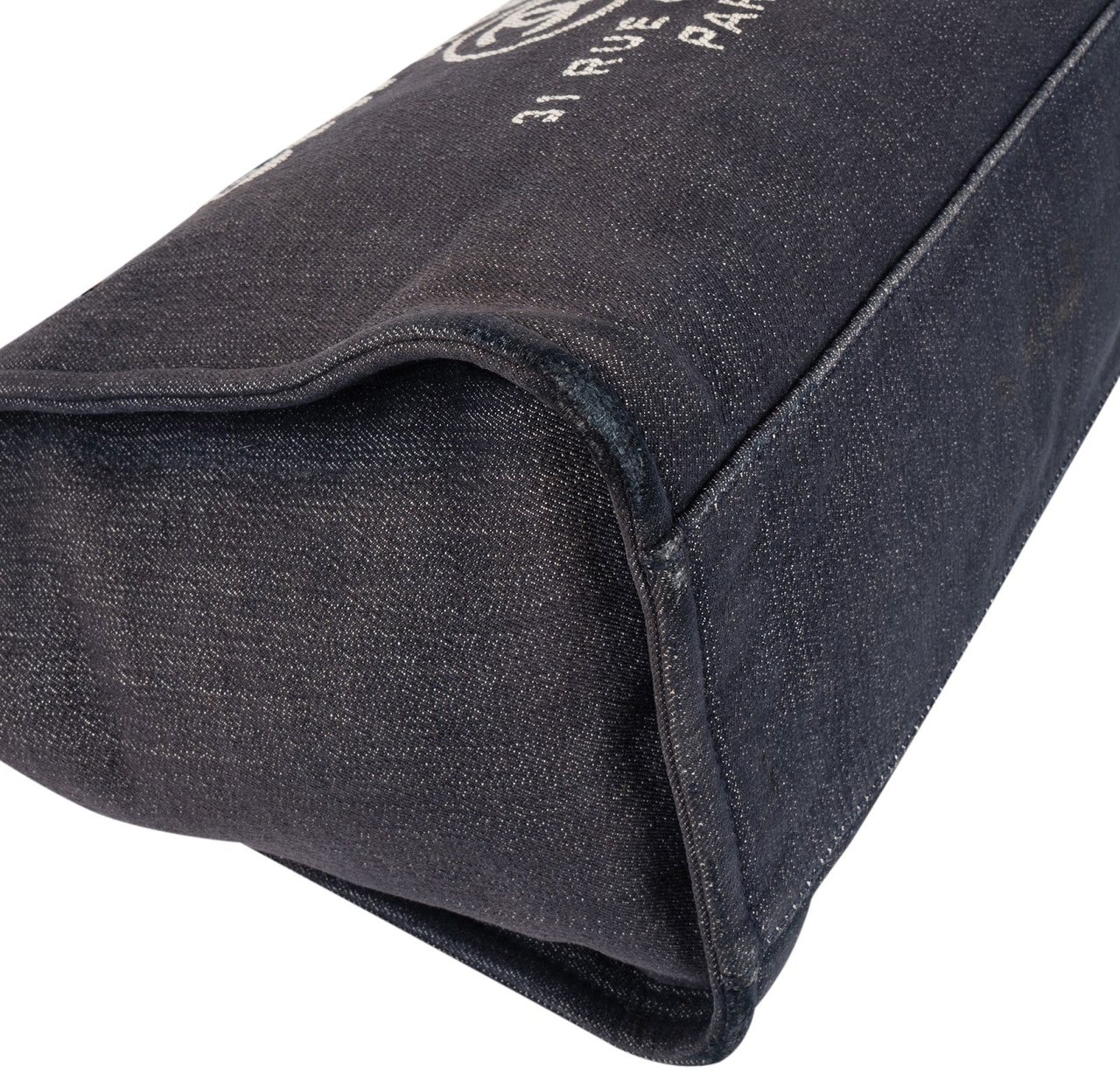 Chanel Chanel Denim Deauville Tote Shoulder Handbag Divers