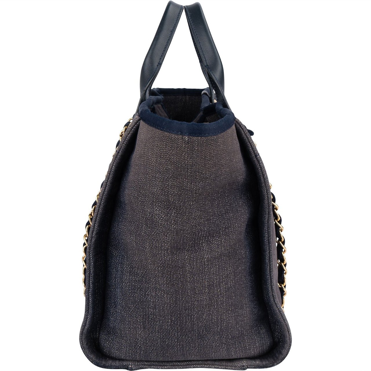 Chanel Chanel Denim Deauville Tote Shoulder Handbag Divers