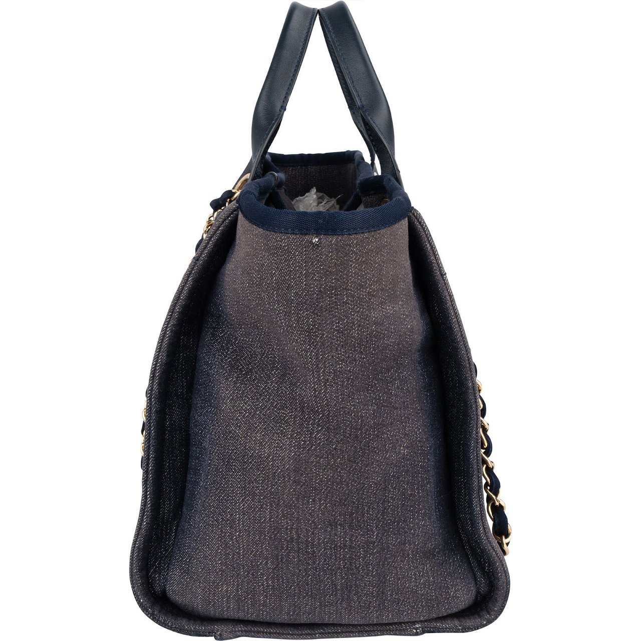 Chanel Chanel Denim Deauville Tote Shoulder Handbag Divers