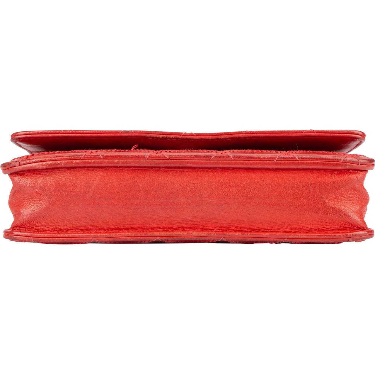 Chanel Chanel Stitching Leather Wallet on Chain Crossbody Bag Rood