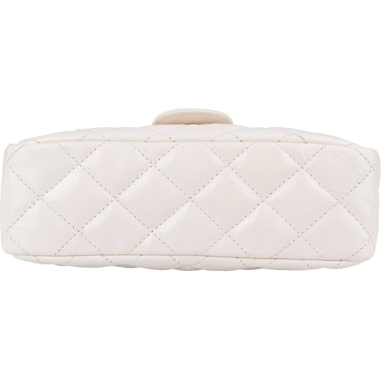 Chanel Chanel Quilted Shiny Leather Wavy CC Crossbody Bag Wit