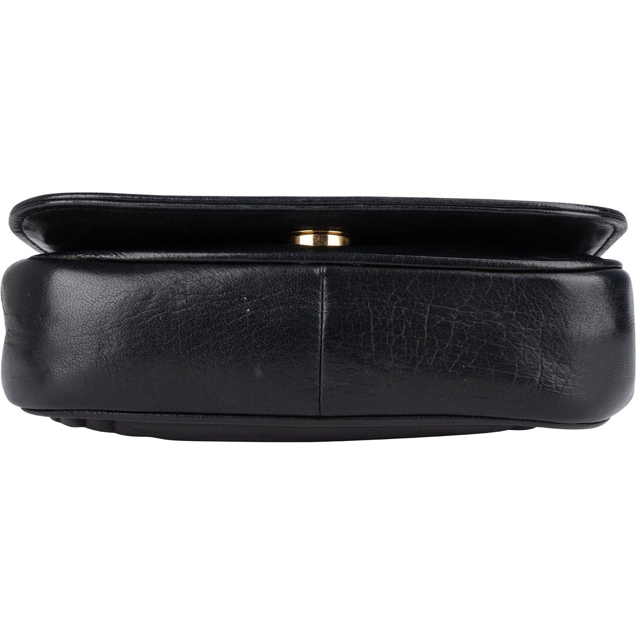 Chanel Chanel Lambskin CC Single Flap Camera Crossbody Bag Zwart