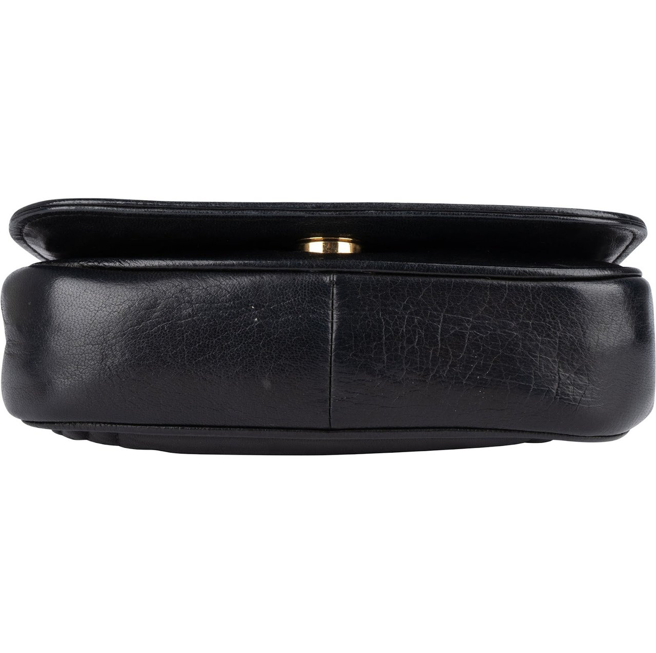 Chanel Lambskin CC Single Flap Camera Crossbody Bag Zwart