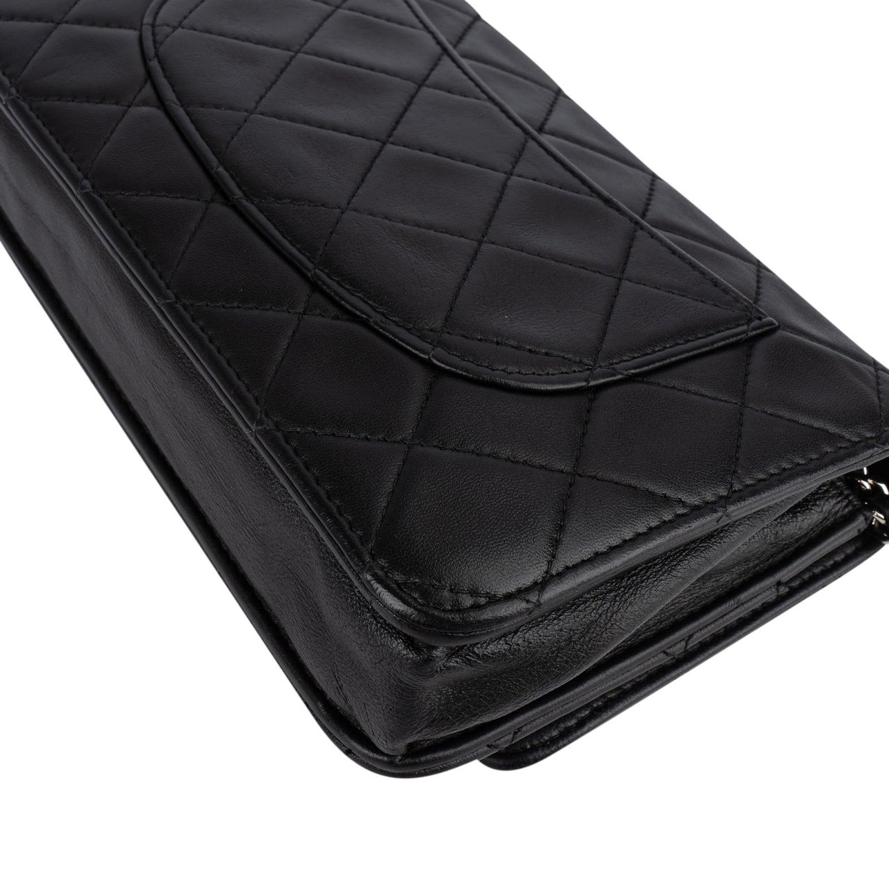 Chanel Chanel Quilted Lambskin CC Wallet On Chain Crossbody Bag Zwart