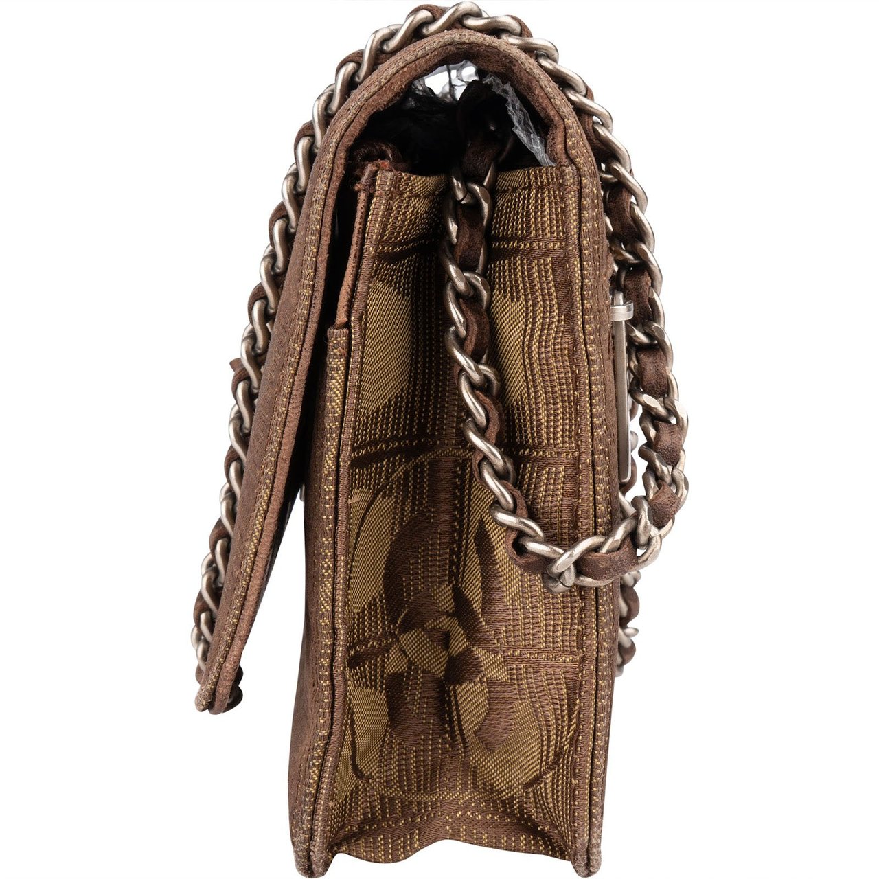 Chanel Chanel Travel Line Monogram Wallet On Chain Crossbody Bag Bruin