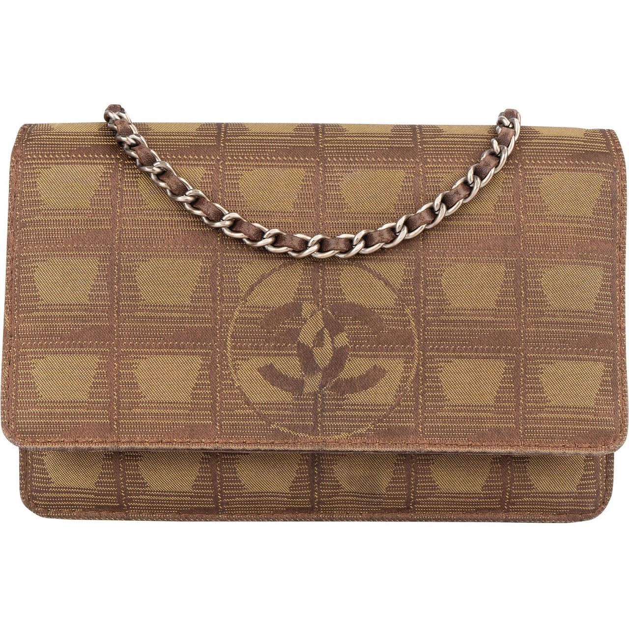 Chanel Chanel Travel Line Monogram Wallet On Chain Crossbody Bag Bruin