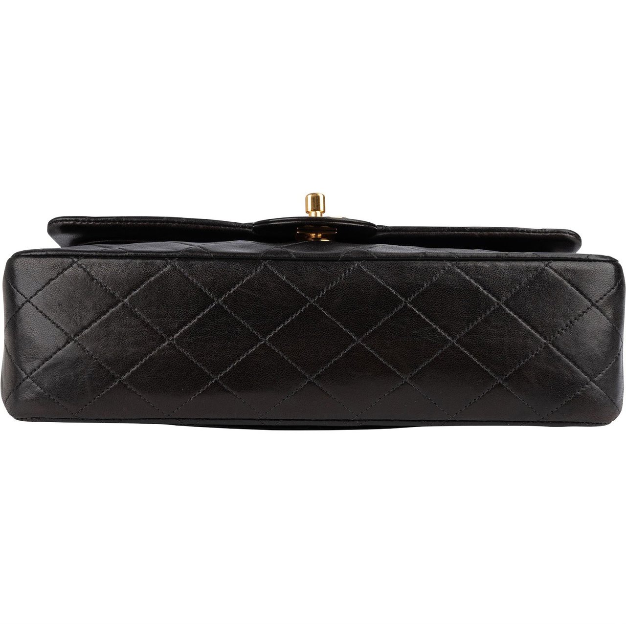 Chanel Chanel Quilted Lambskin 24K Gold Medium Double Flap Crossbody Bag Bruin