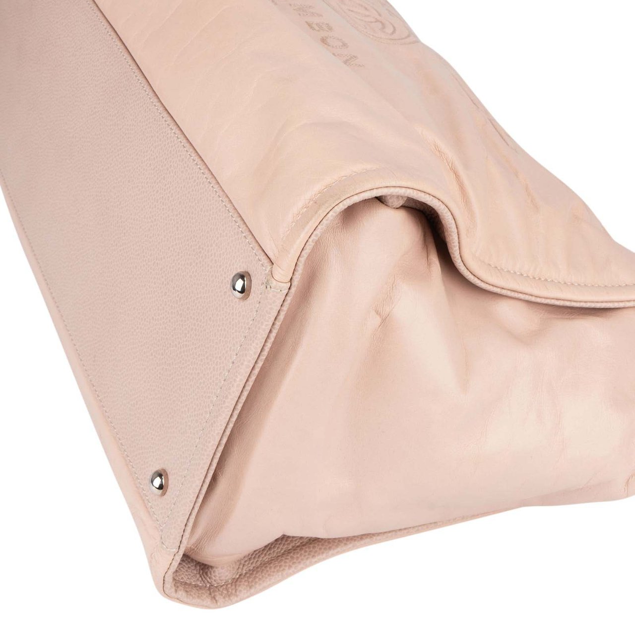 Chanel Chanel Rose Leather Shopper Deauville Shoulder Bag Rood