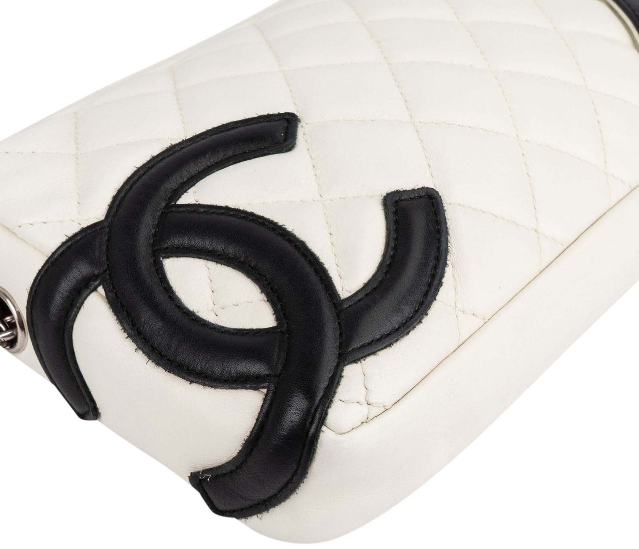 Chanel Chanel Quilted Lambskin CC Cambon Mini Shoulder Bag Wit
