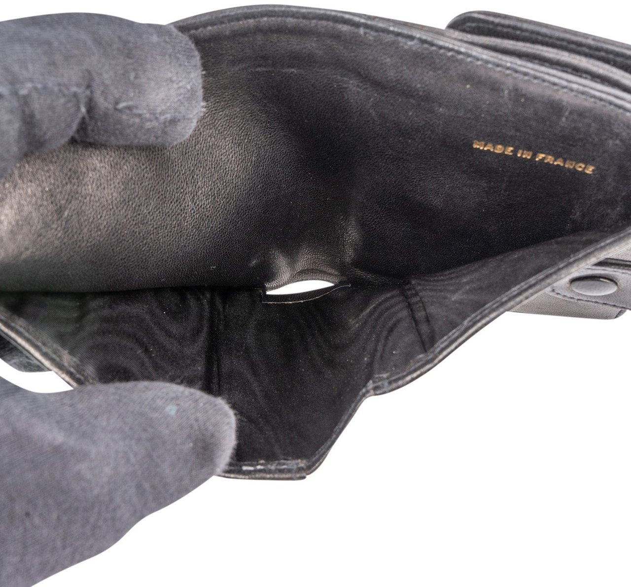 Chanel Chanel Noir Lambskin CC Wallet Zwart