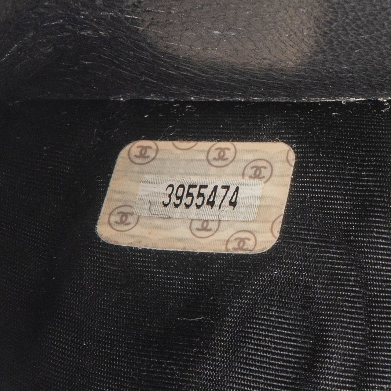 Chanel Chanel Noir Lambskin CC Wallet Zwart