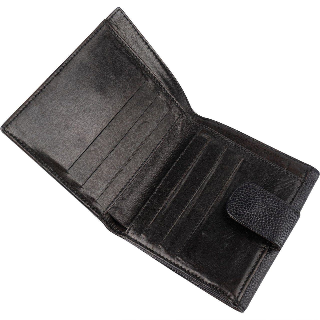 Chanel Chanel Caviar Leather Timeless CC Bifold Wallet Zwart